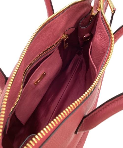 MIU MIU（ミュウミュウ）MIU MIU (ミュウミュウ) マドラス 2WAYトートバッグ / madras 2way tote bag / RN1016 ピンクの古着・服飾アイテム