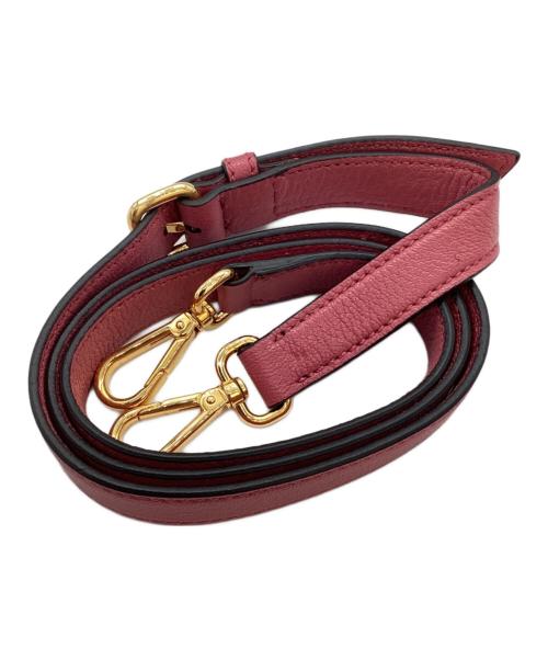 MIU MIU（ミュウミュウ）MIU MIU (ミュウミュウ) マドラス 2WAYトートバッグ / madras 2way tote bag / RN1016 ピンクの古着・服飾アイテム