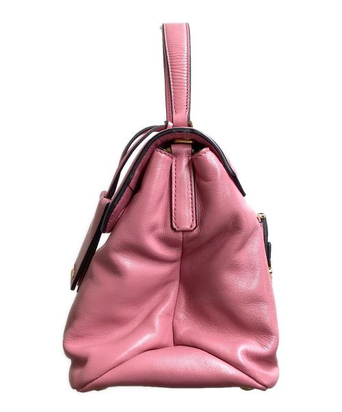 MIU MIU（ミュウミュウ）MIU MIU (ミュウミュウ) 2WAYバッグ / 2way bag / RN1115 / ショルダーバッグ / ギャランティカード付 ピンクの古着・服飾アイテム