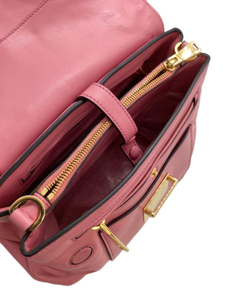 MIU MIU（ミュウミュウ）MIU MIU (ミュウミュウ) 2WAYバッグ / 2way bag / RN1115 / ショルダーバッグ / ギャランティカード付 ピンクの古着・服飾アイテム