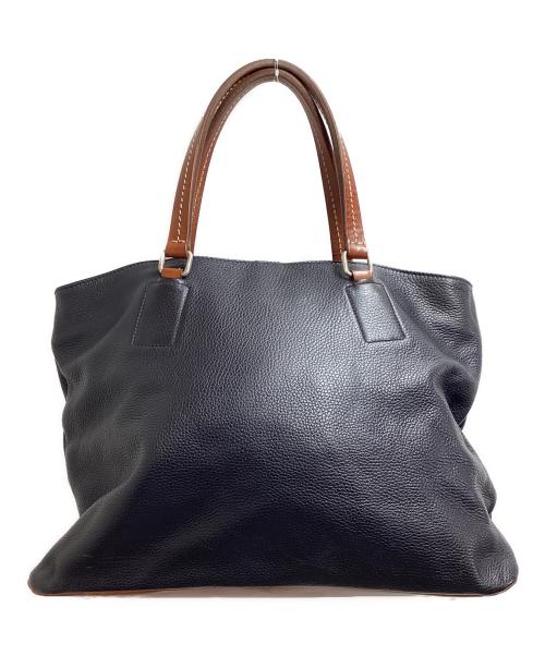 Daniel&Bob（ダニエル＆ボブ）Daniel&Bob (ダニエル＆ボブ) TOMORROW LAND (トゥモローランド) 別注 レザートートバッグ / leather tote bag / BAIN ALCE ネイビーの古着・服飾アイテム