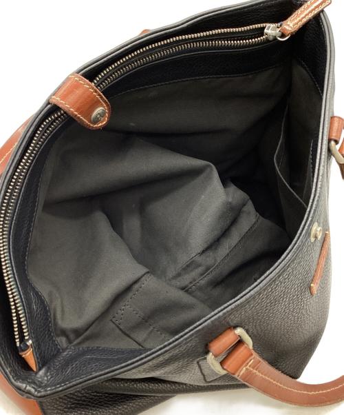 Daniel&Bob（ダニエル＆ボブ）Daniel&Bob (ダニエル＆ボブ) TOMORROW LAND (トゥモローランド) 別注 レザートートバッグ / leather tote bag / BAIN ALCE ネイビーの古着・服飾アイテム