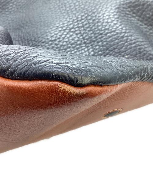 Daniel&Bob（ダニエル＆ボブ）Daniel&Bob (ダニエル＆ボブ) TOMORROW LAND (トゥモローランド) 別注 レザートートバッグ / leather tote bag / BAIN ALCE ネイビーの古着・服飾アイテム