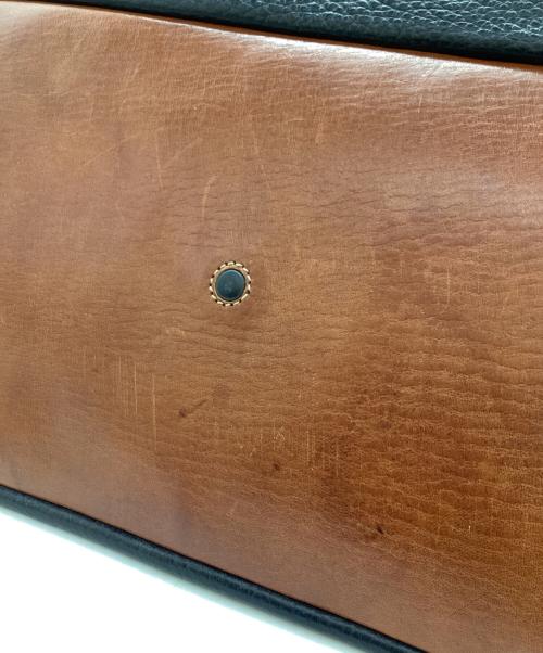 Daniel&Bob（ダニエル＆ボブ）Daniel&Bob (ダニエル＆ボブ) TOMORROW LAND (トゥモローランド) 別注 レザートートバッグ / leather tote bag / BAIN ALCE ネイビーの古着・服飾アイテム