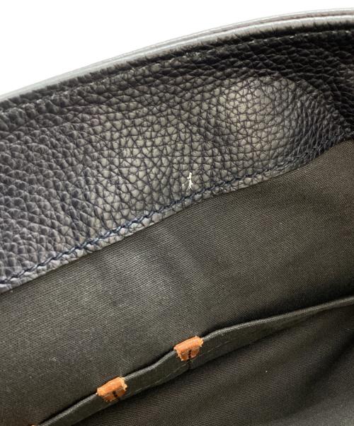 Daniel&Bob（ダニエル＆ボブ）Daniel&Bob (ダニエル＆ボブ) TOMORROW LAND (トゥモローランド) 別注 レザートートバッグ / leather tote bag / BAIN ALCE ネイビーの古着・服飾アイテム