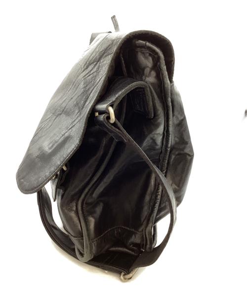 Y's for men（ワイズフォーメン）Y's for men (ワイズフォーメン) レザーショルダーバッグ　MP-104-727 ブラックの古着・服飾アイテム