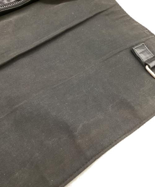 Y's for men（ワイズフォーメン）Y's for men (ワイズフォーメン) レザーショルダーバッグ　MP-104-727 ブラックの古着・服飾アイテム