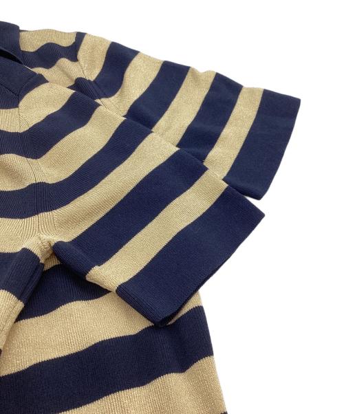 MICHAEL KORS（マイケル・コース）MICHAEL KORS (マイケルコース) ニットポロドレス MS3810W5EU ネイビー サイズ:XXSの古着・服飾アイテム