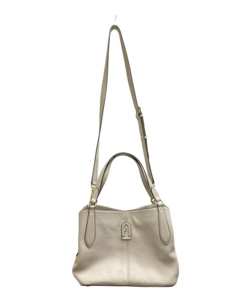 FURLA（フルラ）FURLA (フルラ) 2WAYバッグ / bag / ダフネ ホーボー S / Daphne Hobo グレーの古着・服飾アイテム