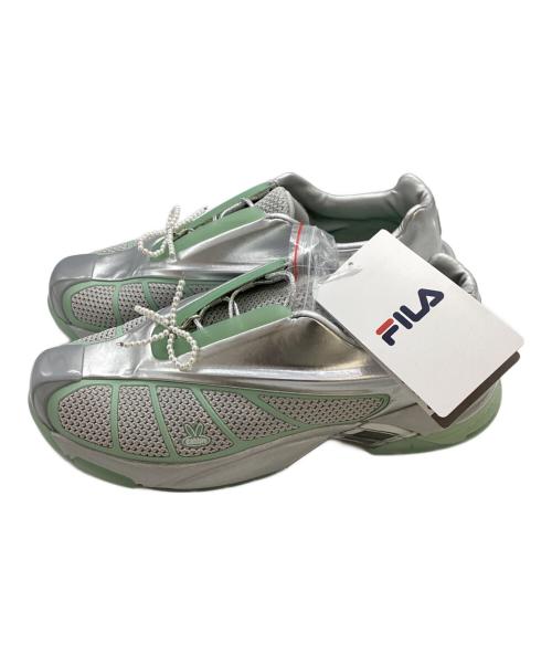 FILA（フィラ）FILA (フィラ) スニーカー　Rena コラボレーションモデル　USS25036-250 シルバー サイズ:25.5cmの古着・服飾アイテム