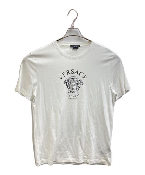 VERSACE（ヴェルサーチェ）VERSACE (ヴェルサーチェ) メドゥーサTシャツ A88659 ホワイト サイズ:2XLの古着・服飾アイテム