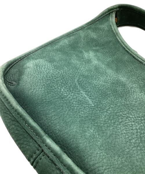 COACH（コーチ）COACH (コーチ) OLDスウェードハンドバッグ OLD COACH グリーンの古着・服飾アイテム
