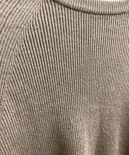 BATONER（バトナ―）BATONER (バトナ―) HARD TWIST WOOL CREW NECK KNIT / MADE IN JAPAN / BN-20FL-013 ブラウン サイズ:2の古着・服飾アイテム