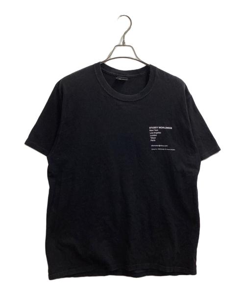 stussy（ステューシー）stussy (ステューシー) Modern Leaders Tee ブラック サイズ:Lの古着・服飾アイテム