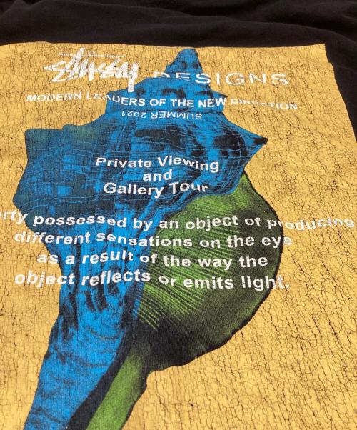 stussy（ステューシー）stussy (ステューシー) Modern Leaders Tee ブラック サイズ:Lの古着・服飾アイテム