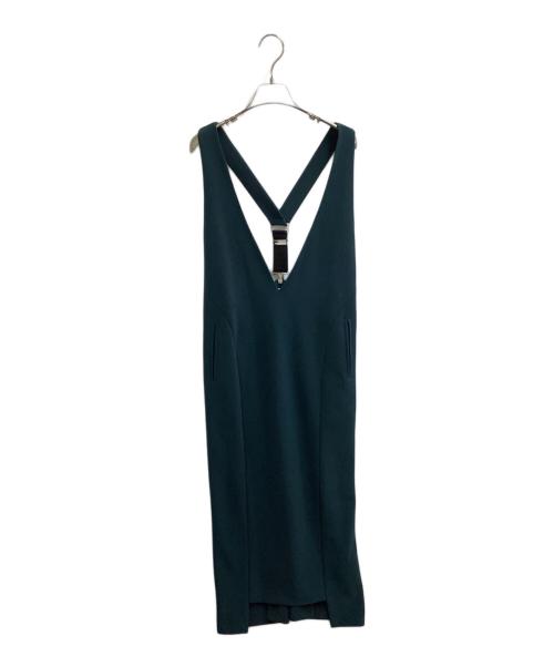 UN3D.（アンスリード）UN3D. (アンスリード) ジャンパースカート グリーン サイズ:36の古着・服飾アイテム