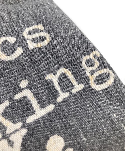 hysterics（ヒステリックス）hysterics (ヒステリックス) タイプライターデニムパンツ　ヨゴレ・タグ印字剥げ有 グレー サイズ:タグ薄れ(サイズ表記なし)の古着・服飾アイテム