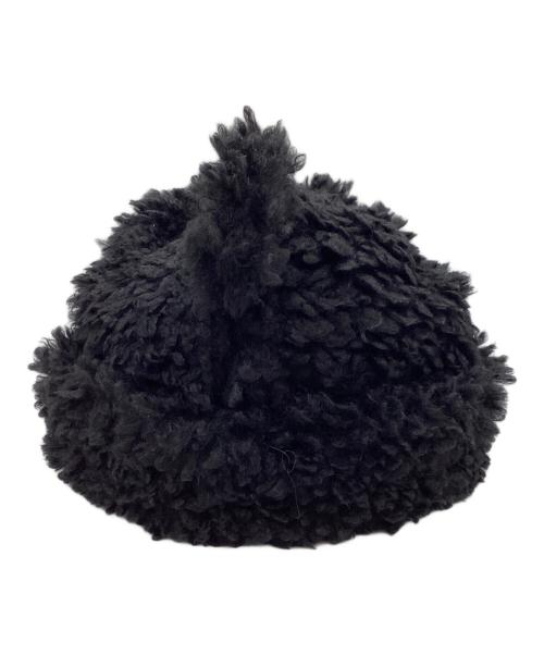 BASICKS（ベイシックス）BASICKS (ベイシックス) Bear Beanie Black / ベア ニット帽 ブラック / S1.5-1201 / Made in JAPAN / 日本製 ブラック サイズ:Mの古着・服飾アイテム