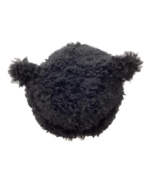 BASICKS（ベイシックス）BASICKS (ベイシックス) Bear Beanie Black / ベア ニット帽 ブラック / S1.5-1201 / Made in JAPAN / 日本製 ブラック サイズ:Mの古着・服飾アイテム