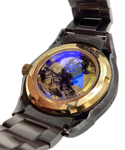 SEIKO（セイコー）SEIKO (セイコー) STAR WARS (スターウォーズ) 腕時計 / ブライツ / C-3POモデル / 600本限定 / 黒文字盤 ブラックの古着・服飾アイテム