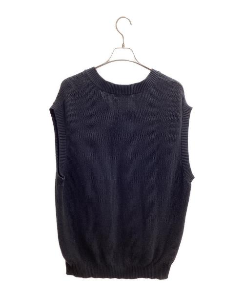 COOTIE PRODUCTIONS（クーティープロダクツ）COOTIE PRODUCTIONS (クーティープロダクツ) ニットベスト ブラック サイズ:Lの古着・服飾アイテム