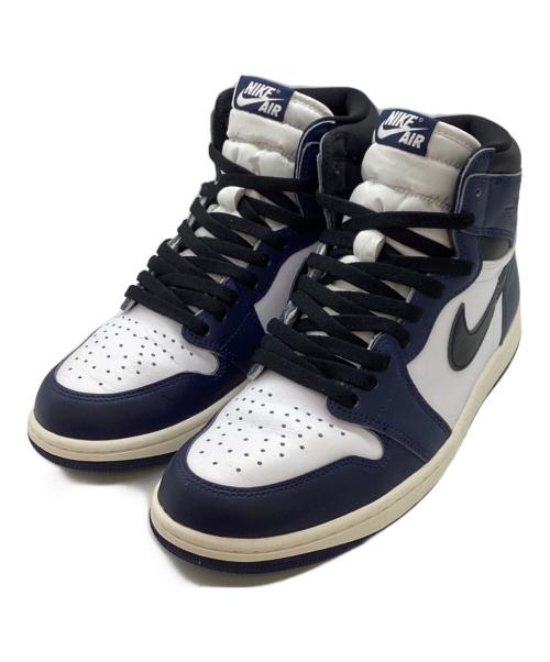 NIKE（ナイキ）NIKE AIR JORDAN 1 RETRO HIGH OG MIDNIGHT NAVY/BLACK-WHITE-SAIL DZ5485-401 エアジョーダン 1 レトロ ハイ OG ミッドナイト ネイビーの古着・服飾アイテム