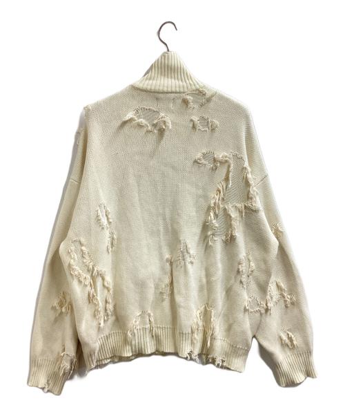 DANKE SCHON（ダンケ シェーン）DANKE SCHON (ダンケ シェーン) DAMEGE DRIVERS KNIT / ダメージドライバーズニット / 23A-KNL030-DS / 23AW アイボリー サイズ:FREEの古着・服飾アイテム