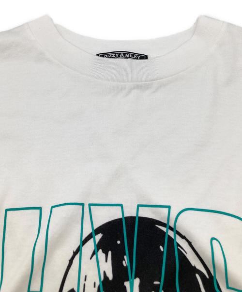 Hysteric Glamour（ヒステリックグラマー）Hysteric Glamour (ヒステリックグラマー) NEVER TOO LATE Tシャツ / 02223CL13 ホワイト サイズ:Lの古着・服飾アイテム