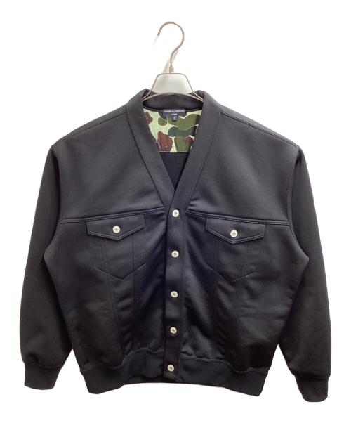 COMME des GARCONS HOMME（コムデギャルソン オム）COMME des GARCONS HOMME COMME des GARCONS HOMME / コムデギャルソン オム /  AD2024  / エステルカーディガン / NH-T017 / 日本製 ブラック サイズ:Lの古着・服飾アイテム