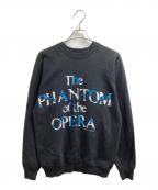 FRUIT OF THE LOOMフルーツオブザルーム）の古着「ラグランスウェット / raglan sweatshirt / オペラ座の怪人 / 80s / USA製」｜ブラック