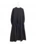ADAM ET ROPE FEMME (アダムエロペファム) タフタコンビワンピース / GAE-23130-B ブラック サイズ:FREE：7000円