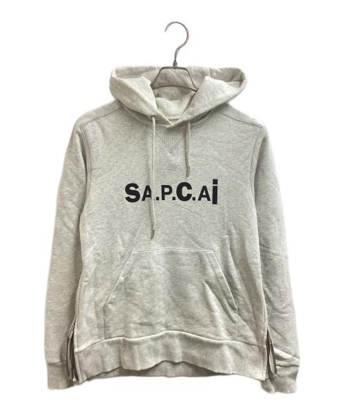 A.P.C.（アーペーセー）A.P.C. (アーペーセー) sacai (サカイ) TAIYO HOODIE / タイヨーフーディー グレー サイズ:XSの古着・服飾アイテム
