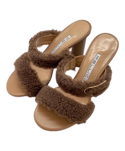 PELLICO（ペリーコ）PELLICO (ペリーコ) PELLICO / ペリーコ / ヒール / サンダル / 6710 SOLE 80 / イタリア製 ブラウン サイズ:37の古着・服飾アイテム