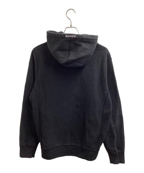 SUPREME（シュプリーム）SUPREME (シュプリーム) S Logo Quilted Hooded Sweatshirt/S / ロゴ キルティング フーディ スウェット / 20SS ブラック サイズ:Mの古着・服飾アイテム