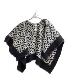 BURBERRY（バーバリー）の古着「リバーシブルモノグラムケープ/8021795」｜ブラック