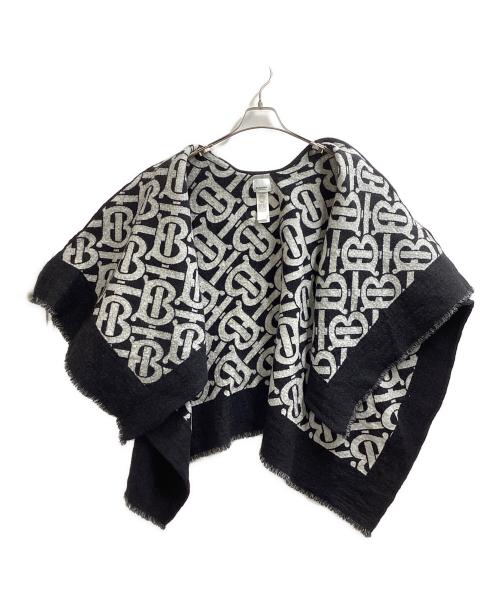 BURBERRY（バーバリー）BURBERRY (バーバリー) リバーシブルモノグラムケープ/8021795 ブラック サイズ:不明(記入なし)の古着・服飾アイテム