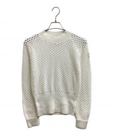 MONCLER（モンクレール）の古着「GIROCOLLO KNIT / G10939C77400」｜ホワイト