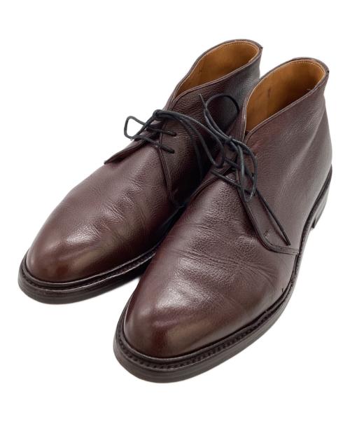 SHETLAND FOX（シェットランドフォックス）SHETLAND FOX (シェットランドフォックス) チャッカーブーツ ブラウン サイズ:9の古着・服飾アイテム