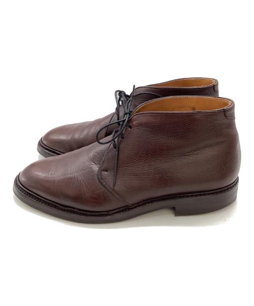 SHETLAND FOX（シェットランドフォックス）SHETLAND FOX (シェットランドフォックス) チャッカーブーツ ブラウン サイズ:9の古着・服飾アイテム