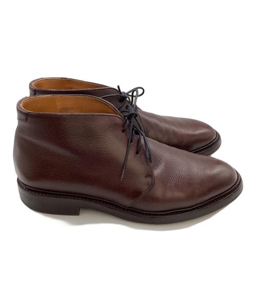 SHETLAND FOX（シェットランドフォックス）SHETLAND FOX (シェットランドフォックス) チャッカーブーツ ブラウン サイズ:9の古着・服飾アイテム