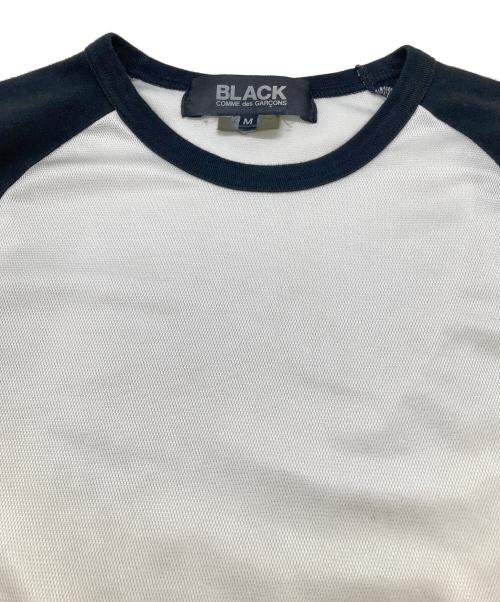BLACK COMME des GARCONS（ブラックコムデギャルソン）BLACK COMME des GARCONS (ブラックコムデギャルソン) 長袖Tシャツ / 1F-T205 / AD2010 ホワイト サイズ:Mの古着・服飾アイテム
