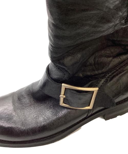JIMMY CHOO（ジミーチュウ）JIMMY CHOO (ジミーチュウ) バックル ショートブーツ / YOUTH ブラック サイズ:35 1/2の古着・服飾アイテム