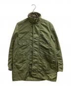 Engineered Garmentsエンジニアドガーメンツ）の古着「long logger jacket / ロングロガージャケット / ネペンテス」｜グリーン
