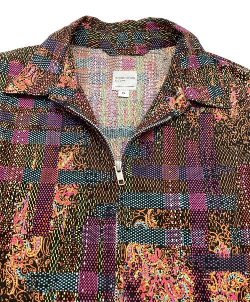 NEPENTHES（ネペンテス）NEPENTHES (ネペンテス) ジップシャツジャケット / USA製 マルチカラー サイズ:Sの古着・服飾アイテム