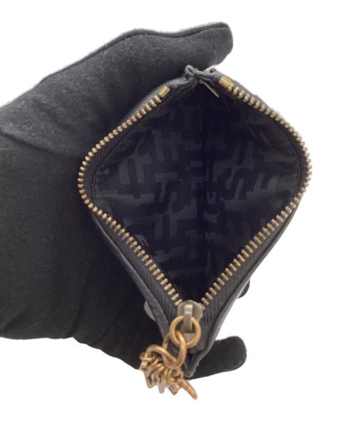 DIESEL（ディーゼル）DIESEL (ディーゼル) CARD HOLDER COIN X09557 P5260 ブラックの古着・服飾アイテム