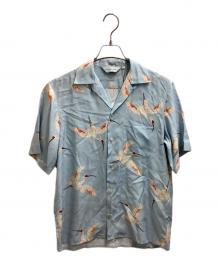 NIPOALOHA（二ポアロハ）の古着「アロハシャツ　N24-RSH02」｜ブルー