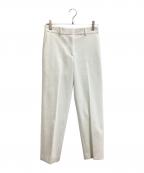 DES PRESデ プレ）の古着「ツイルジャカード クロップドパンツ / 22-04-51-04205」｜ホワイト