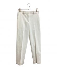 DES PRES（デ プレ）の古着「ツイルジャカード クロップドパンツ / 22-04-51-04205」｜ホワイト