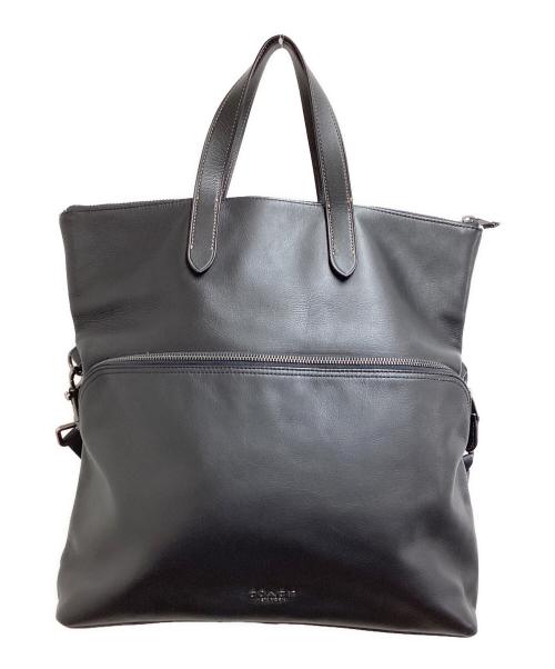 COACH（コーチ）COACH (コーチ) GRAHAM FOLDOVER TOTE　F50712 ブラックの古着・服飾アイテム