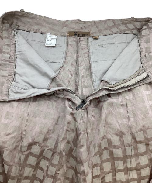 JOHN GALLIANO（ジョンガリアーノ）JOHN GALLIANO (ジョンガリアーノ) サルエルパンツ / AUW207A ベージュ サイズ:50の古着・服飾アイテム